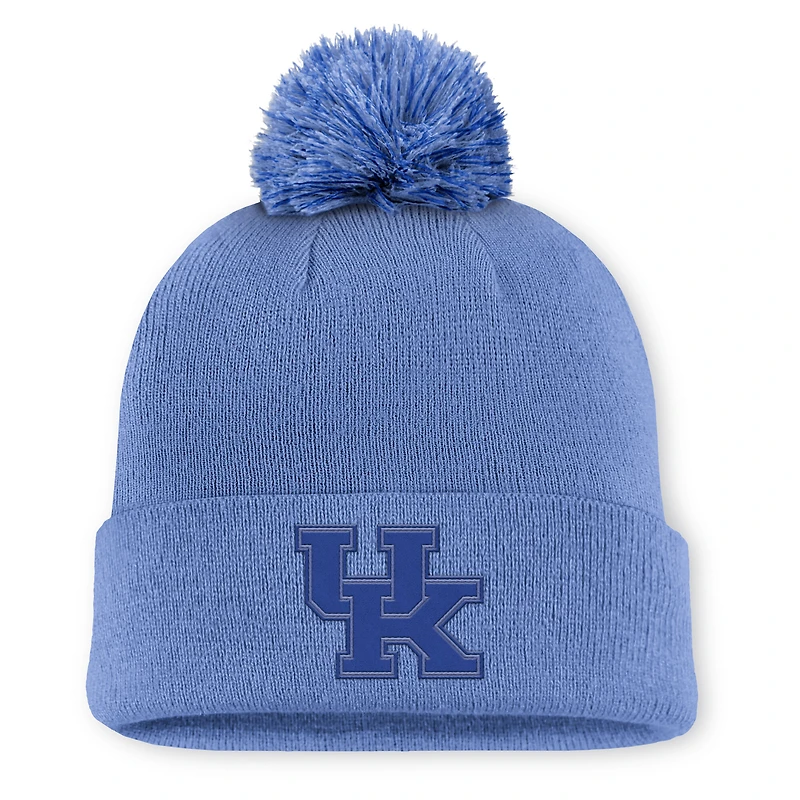 Men's Nike Royal Kentucky Wildcats Primetime Peak Campus Cuffed Knit Hat with Pom