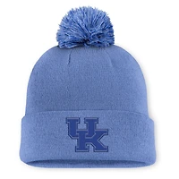 Men's Nike Royal Kentucky Wildcats Primetime Peak Campus Cuffed Knit Hat with Pom