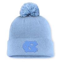 Men's Jordan Brand Carolina Blue North Carolina Tar Heels Primetime Peak Campus Cuffed Knit Hat with Pom