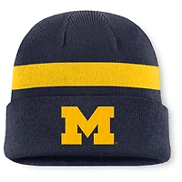 Men's Jordan Brand Navy Michigan Wolverines Utility Campus Cuffed Knit Hat