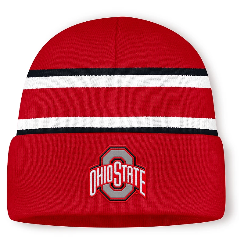 Men's Nike Scarlet Ohio State Buckeyes Utility Campus Cuffed Knit Hat