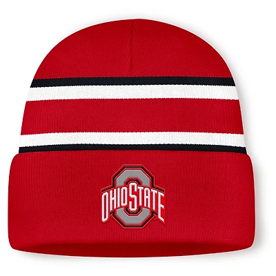 Men's Nike Scarlet Ohio State Buckeyes Utility Campus Cuffed Knit Hat