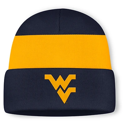 Men's Nike Navy West Virginia Mountaineers Utility Campus Cuffed Knit Hat