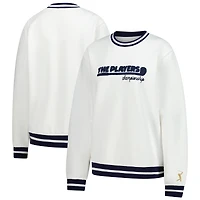 Women's Ellsworth & Ivey  Cream THE PLAYERS Pullover Sweatshirt
