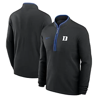Men's Nike Black Duke Blue Devils Courtside Victory Dri-FIT Half-Zip Pullover