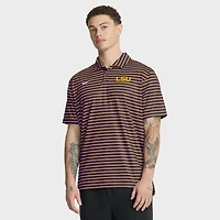 Men's Nike Purple LSU Tigers 2025 Coaches Premium Tour Stripe Dri-FIT Polo