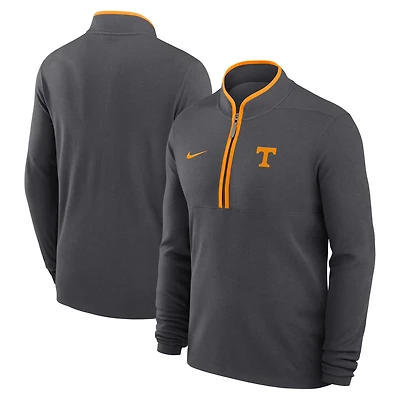 Men's Nike Anthracite Tennessee Volunteers Courtside Victory Dri-FIT Half-Zip Pullover