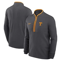 Men's Nike Anthracite Tennessee Volunteers Courtside Victory Dri-FIT Half-Zip Pullover