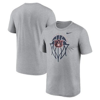Men's Nike Gray Auburn Tigers Basketball Icon Legend Dri-FIT T-Shirt