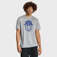 Men's Nike Gray Duke Blue Devils Basketball Icon Legend Dri-FIT T-Shirt