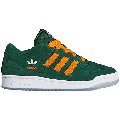 Unisex adidas Green Miami Hurricanes Forum Low Shoes