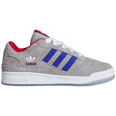 Unisex adidas Gray Kansas Jayhawks Forum Low Shoes