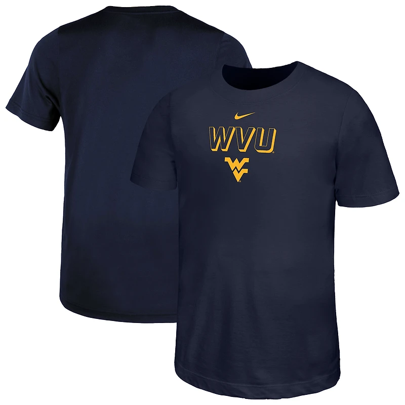 Youth Nike Navy West Virginia Mountaineers Legend Performance T-Shirt