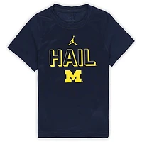 Preschool Jordan Brand Navy Michigan Wolverines Legend Performance T-Shirt