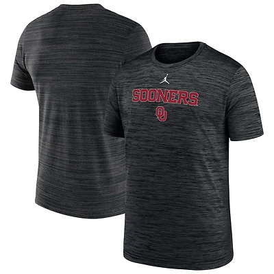 Youth Jordan Brand Black Oklahoma Sooners Velocity Performance T-Shirt