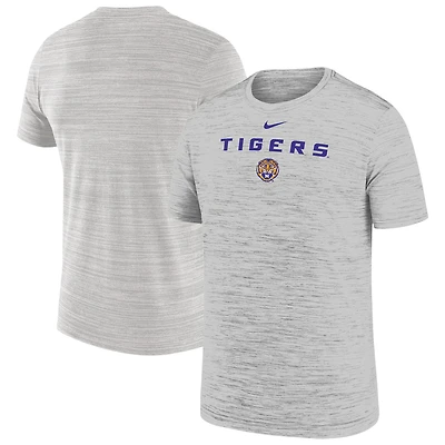 Youth Nike Gray LSU Tigers Velocity Performance T-Shirt