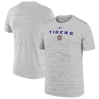 Youth Nike Gray LSU Tigers Velocity Performance T-Shirt