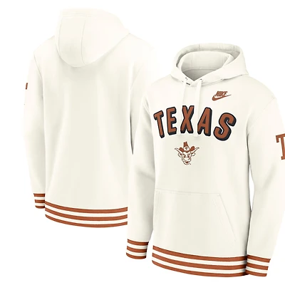 Men's Nike Cream Texas Longhorns Legacy Retro Pullover Hoodie