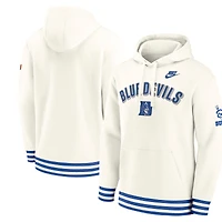 Men's Nike Cream Duke Blue Devils Legacy Retro Pullover Hoodie