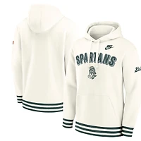 Men's Nike Cream Michigan State Spartans Legacy Retro Pullover Hoodie