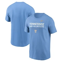 Men's Nike Light Blue Tennessee Volunteers 2025 Courtside Basketball Performance T-Shirt