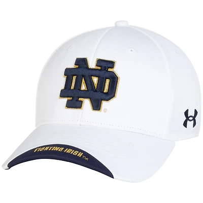 Men's Under Armour Notre Dame Fighting Irish Sideline Blitzing Accent Adjustable Hat