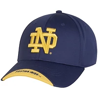 Men's Under Armour  Navy Notre Dame Fighting Irish Sideline Blitzing Accent Iso-Chill Flex Hat