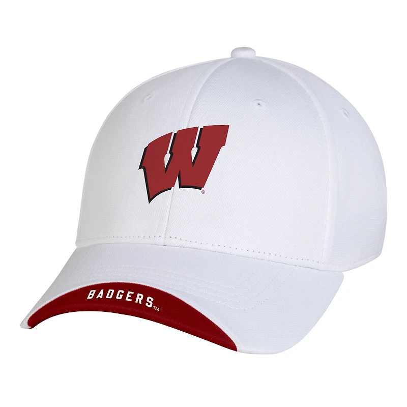 Men's Under Armour Wisconsin Badgers Sideline Blitzing Accent Flex Hat