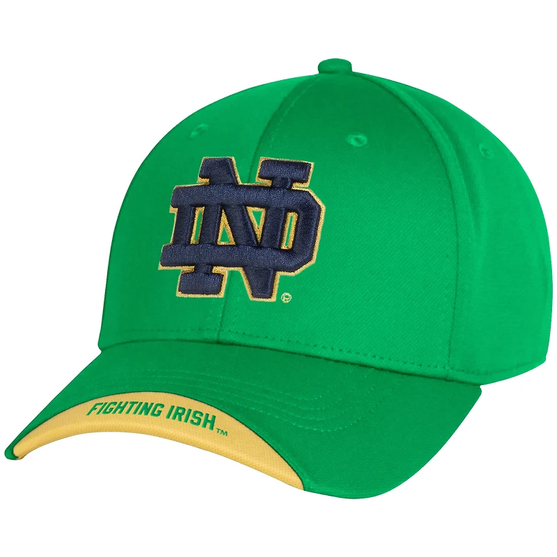 Men's Under Armour  Green Notre Dame Fighting Irish Sideline Blitzing Accent Flex Hat