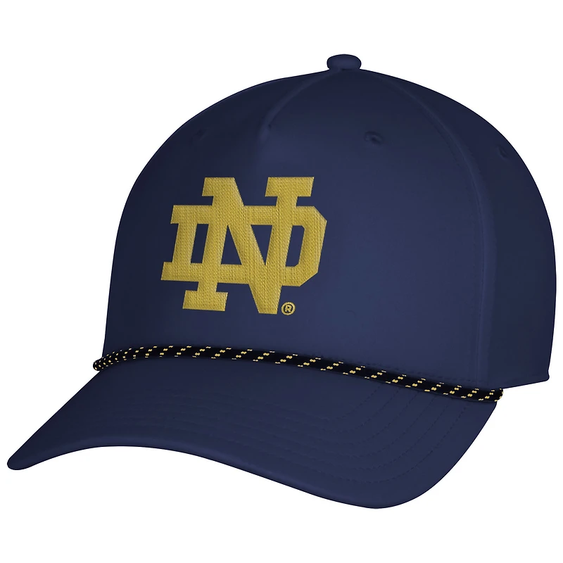 Men's Under Armour  Navy Notre Dame Fighting Irish Sideline Drive Rope Adjustable Hat
