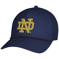 Men's Under Armour  Navy Notre Dame Fighting Irish Sideline Drive Rope Adjustable Hat