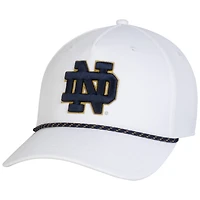Men's Under Armour  White Notre Dame Fighting Irish Sideline Drive Rope Adjustable Hat