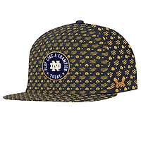 Men's Under Armour Navy Notre Dame Fighting Irish Gameday ArmourFuse Snapback Hat