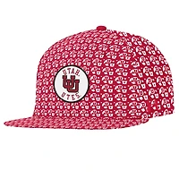 Men's Under Armour Red Utah Utes Gameday ArmourFuse Snapback Hat