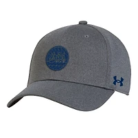 Men's Under Armour  Heather Gray Notre Dame Fighting Irish College Essentials 3.0 Blitzing Flex Hat