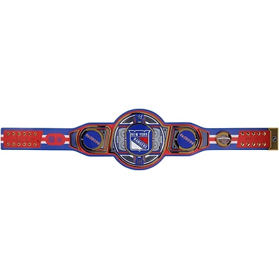 Henrik Lundqvist New York Rangers Autographed WWE Legacy Title Belt with "HOF 23" Inscription - Limited Edition of 10