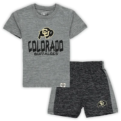 Toddler Wes & Willy Colorado Buffaloes Cloudy Yarn T-Shirt Shorts Set