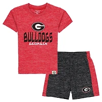 Toddler Wes & Willy Georgia Bulldogs Cloudy Yarn T-Shirt Shorts Set
