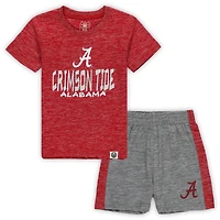 Toddler Wes & Willy Alabama Crimson Tide Cloudy Yarn T-Shirt Shorts Set