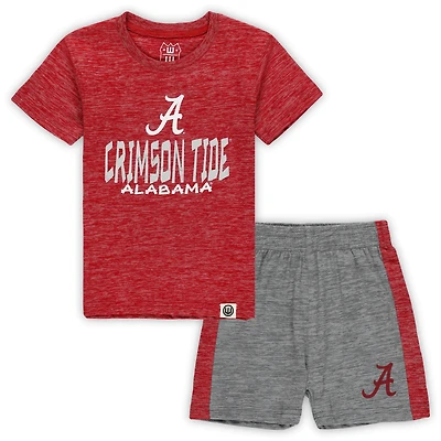 Toddler Wes & Willy Alabama Crimson Tide Cloudy Yarn T-Shirt Shorts Set