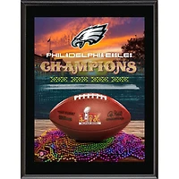 Philadelphia Eagles Super Bowl LIX Champions 10" x 13" Sublimated Plaque