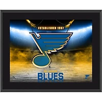 St. Louis Blues 10.5" x 13" Horizontal Team Logo Sublimated Plaque
