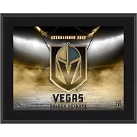 Vegas Golden Knights 10.5" x 13" Horizontal Team Logo Sublimated Plaque