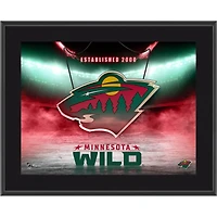 Minnesota Wild 10.5" x 13" Horizontal Team Logo Sublimated Plaque