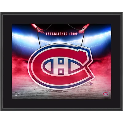 Montreal Canadiens 10.5" x 13" Horizontal Team Logo Sublimated Plaque