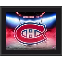 Montreal Canadiens 10.5" x 13" Horizontal Team Logo Sublimated Plaque