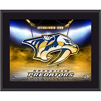 Nashville Predators 10.5" x 13" Horizontal Team Logo Sublimated Plaque