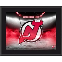 New Jersey Devils 10.5" x 13" Horizontal Team Logo Sublimated Plaque