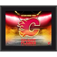 Calgary Flames 10.5" x 13" Horizontal Team Logo Sublimated Plaque
