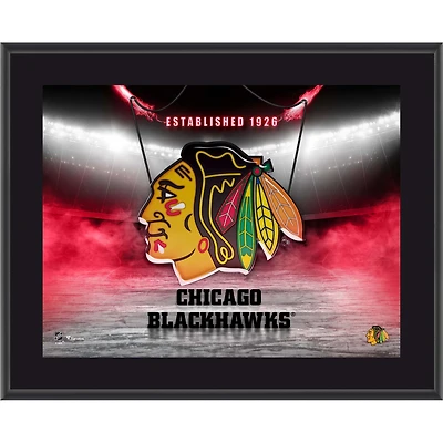Chicago Blackhawks 10.5" x 13" Horizontal Team Logo Sublimated Plaque